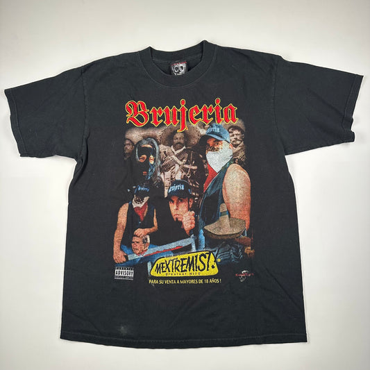 Vintage 90s Brujeria Shirt Large Mextremist