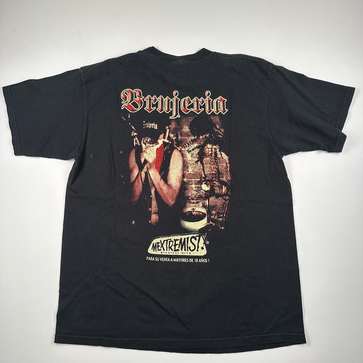 Vintage 90s Brujeria Shirt Large Mextremist