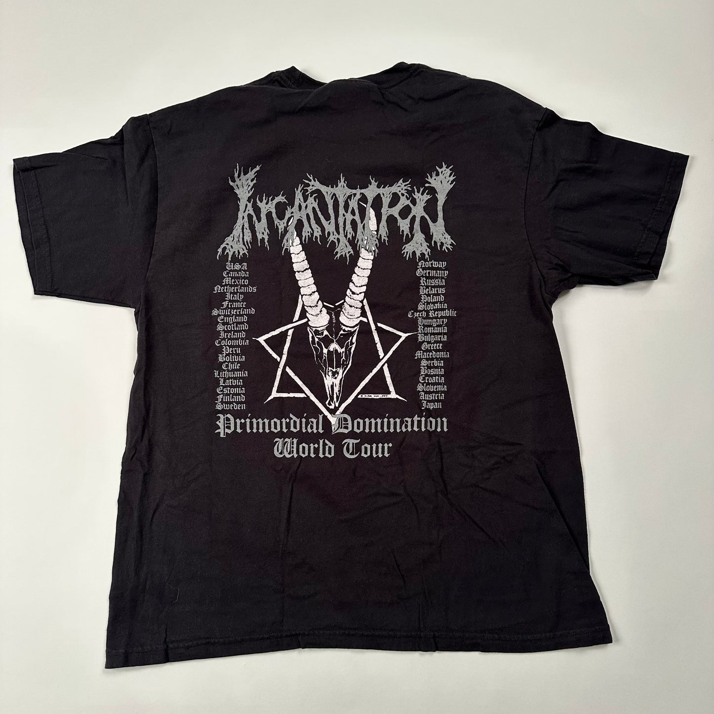 Vintage 2000s Incantation Shirt Large Primordial Domination