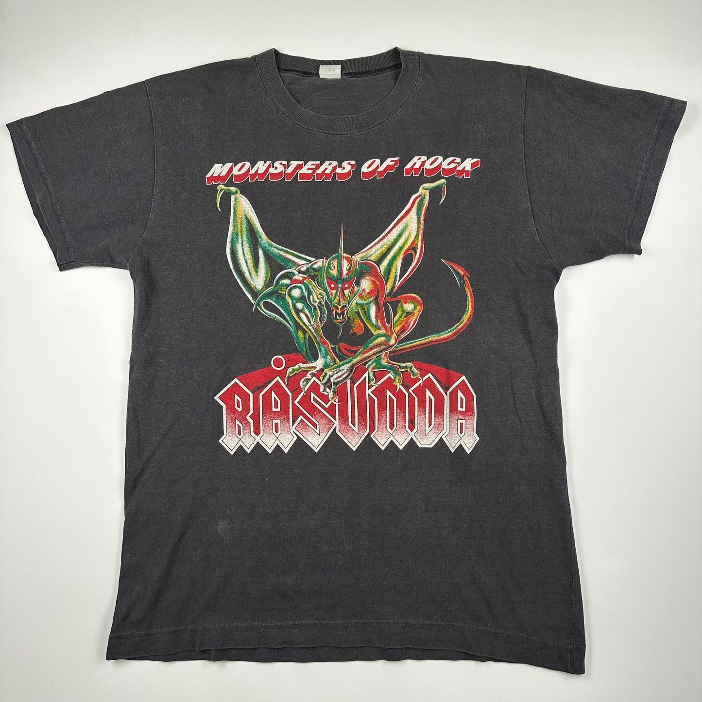 Vintage 1984 Monsters Of Rock Shirt Large Rasunda