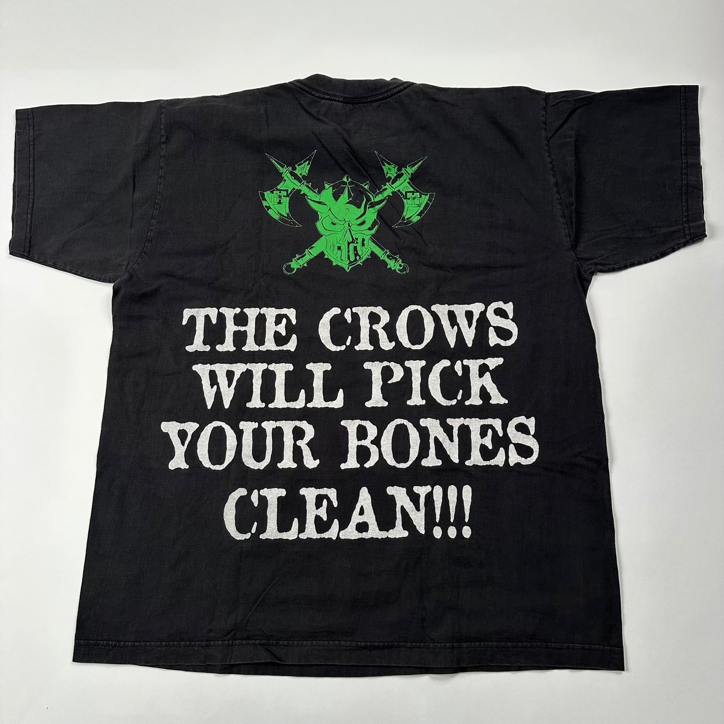 Vintage 1999 Bal-Sagoth Shirt Large The Crows Will Pick Your Bones Clean