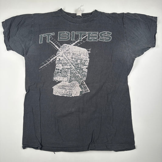 Vintage 1986 It Bites Shirt Large Bigland In The Windmill