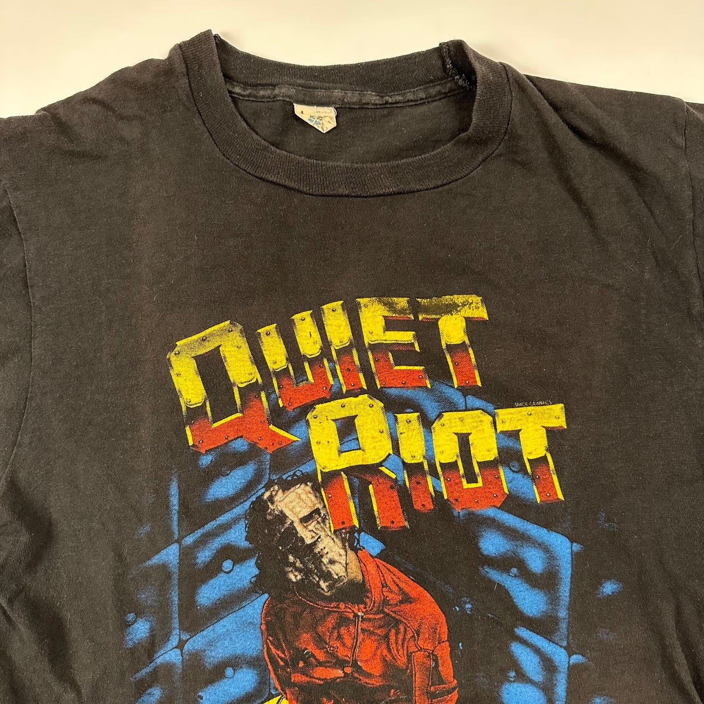 Vintage 1983 Quiet Riot Shirt Large Metal Health Tour