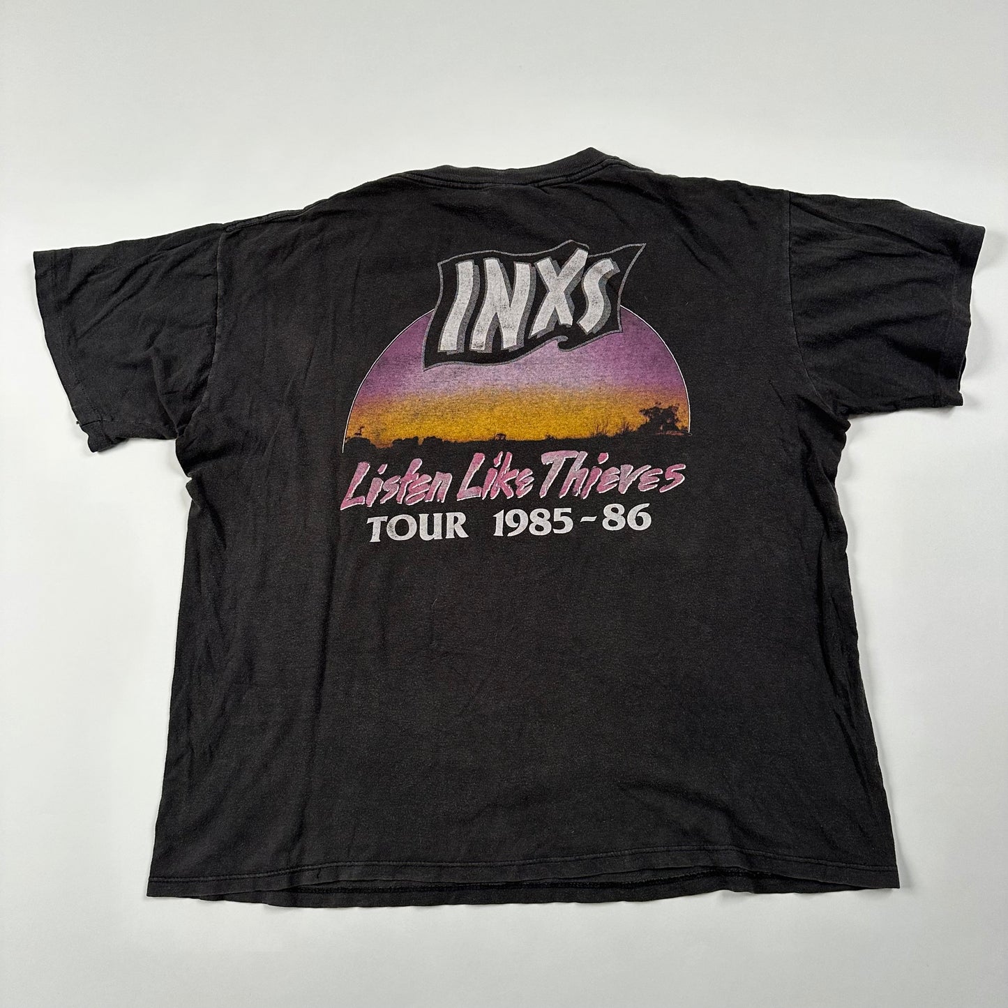 Vintage 1985 INXS Shirt Large Listen Like Thieves