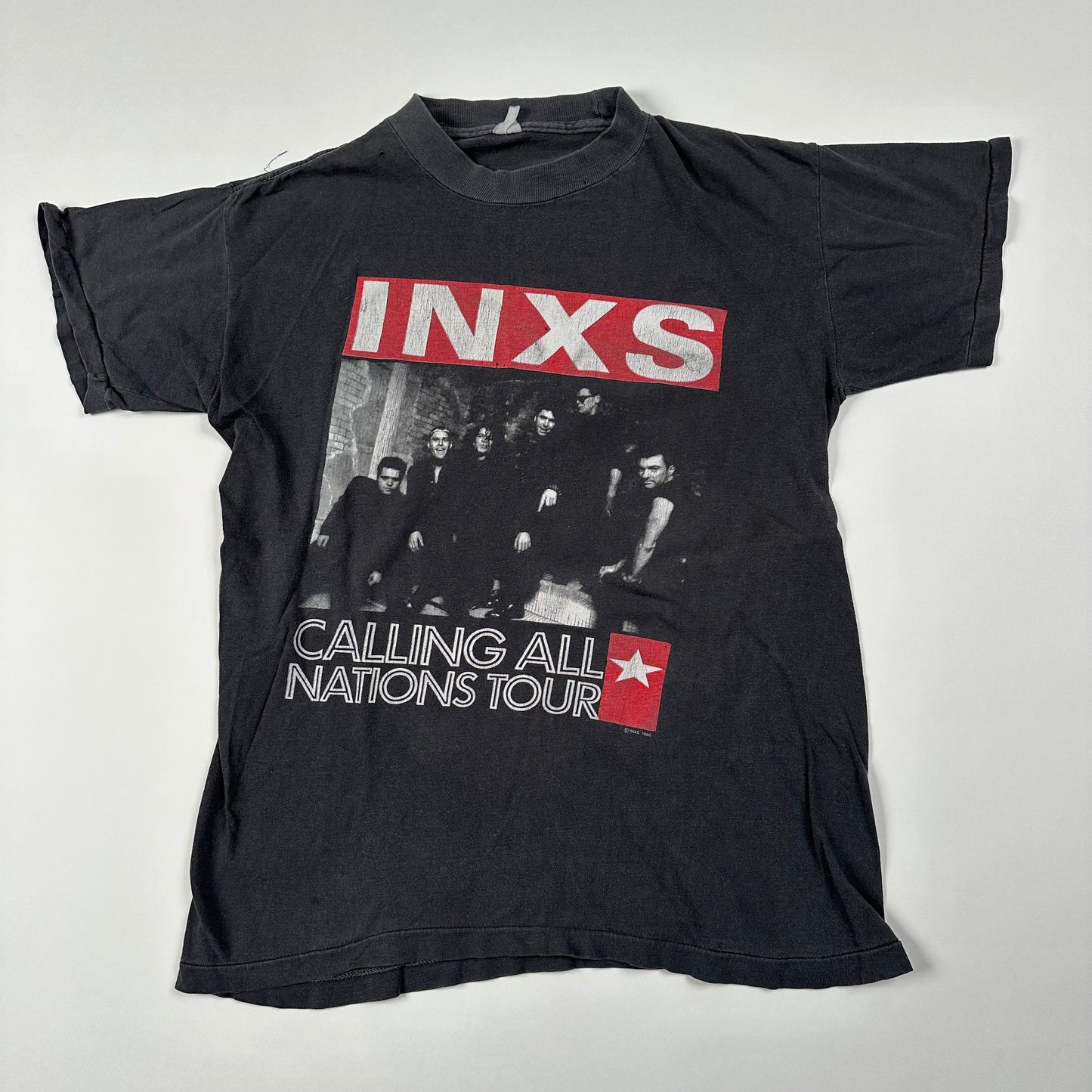 Vintage 1988 INXS Shirt Large Calling All Nations Tour