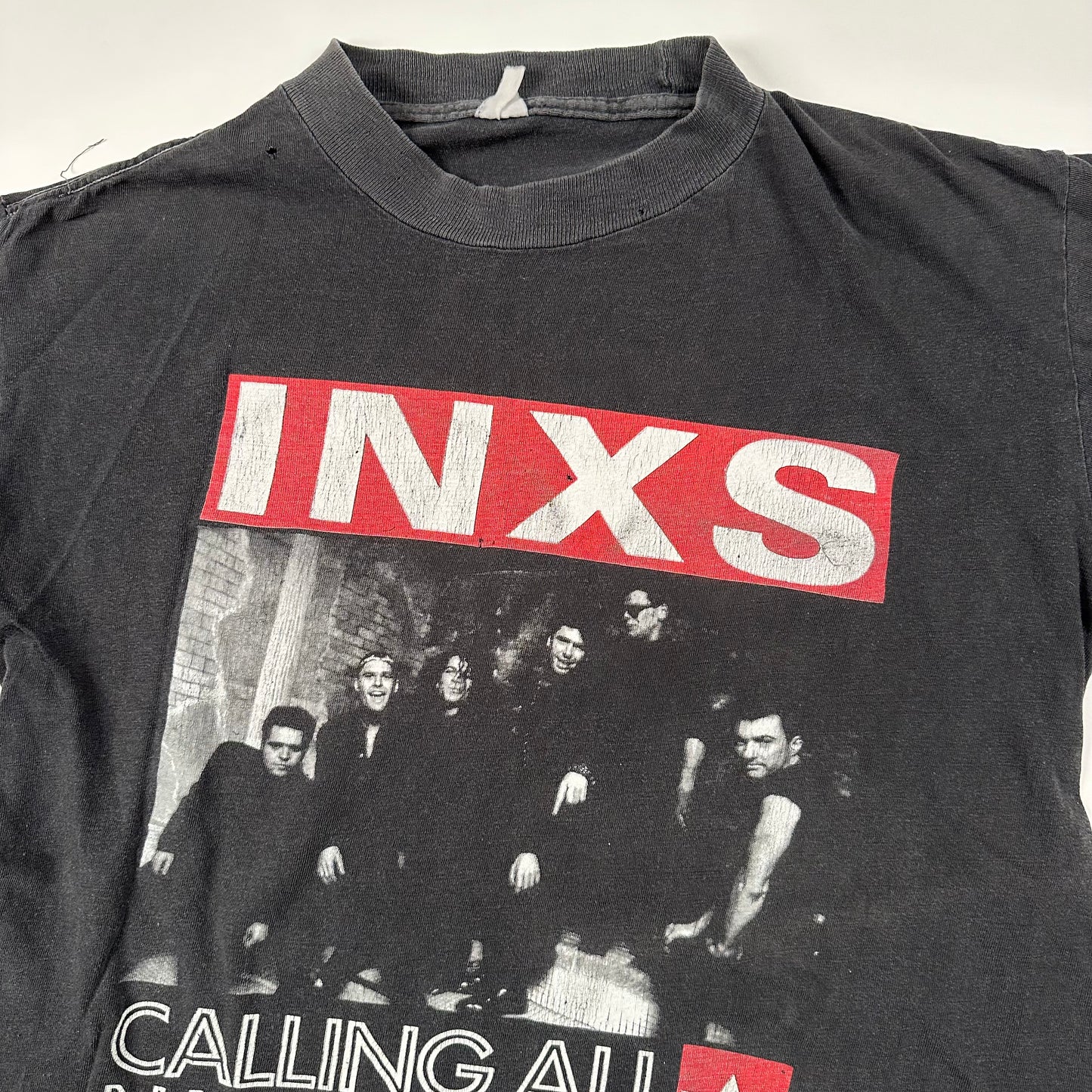 Vintage 1988 INXS Shirt Large Calling All Nations Tour