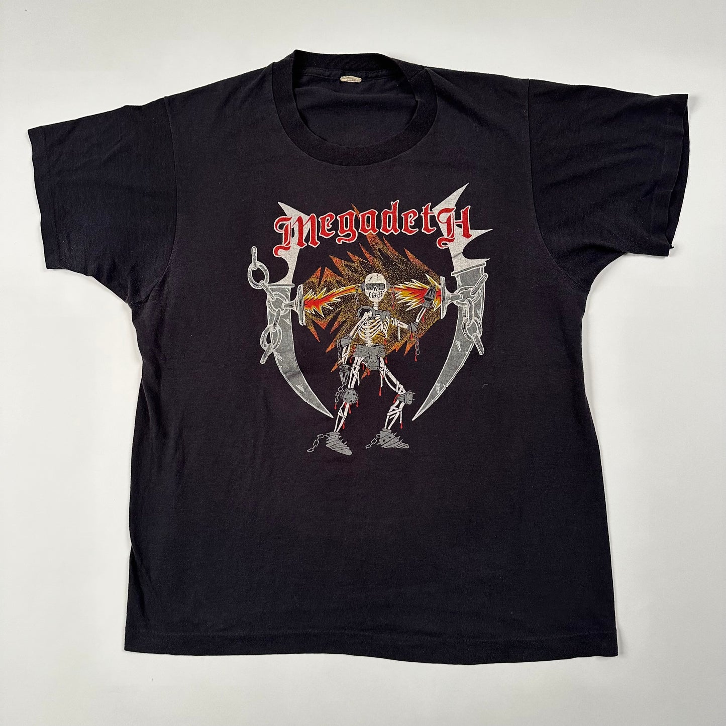 Vintage 1985 Megadeth Shirt Large Killing For A Living Tour