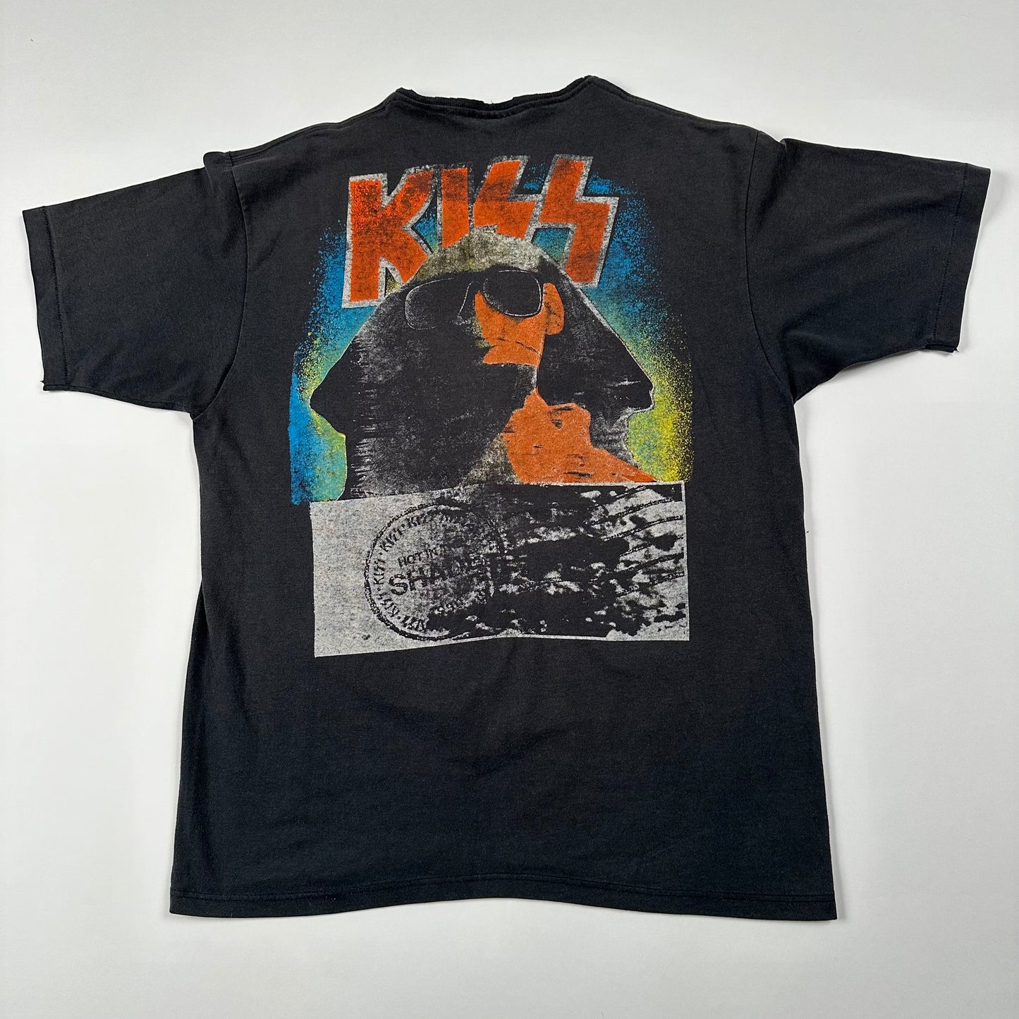 Vintage 1990 Kiss Shirt Large Hot In The Shade Tour