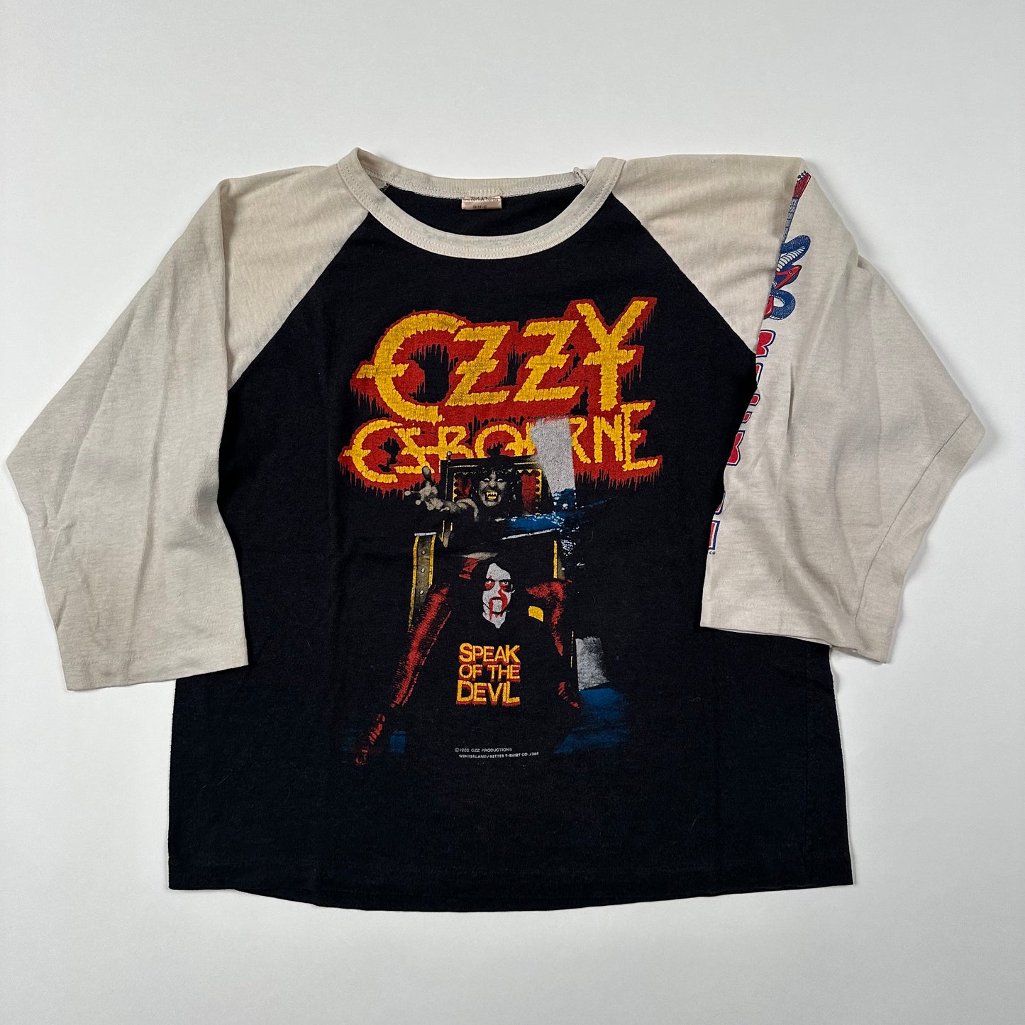 Vintage 1982 Ozzy Osbourne Shirt Medium Speak Of The Devil