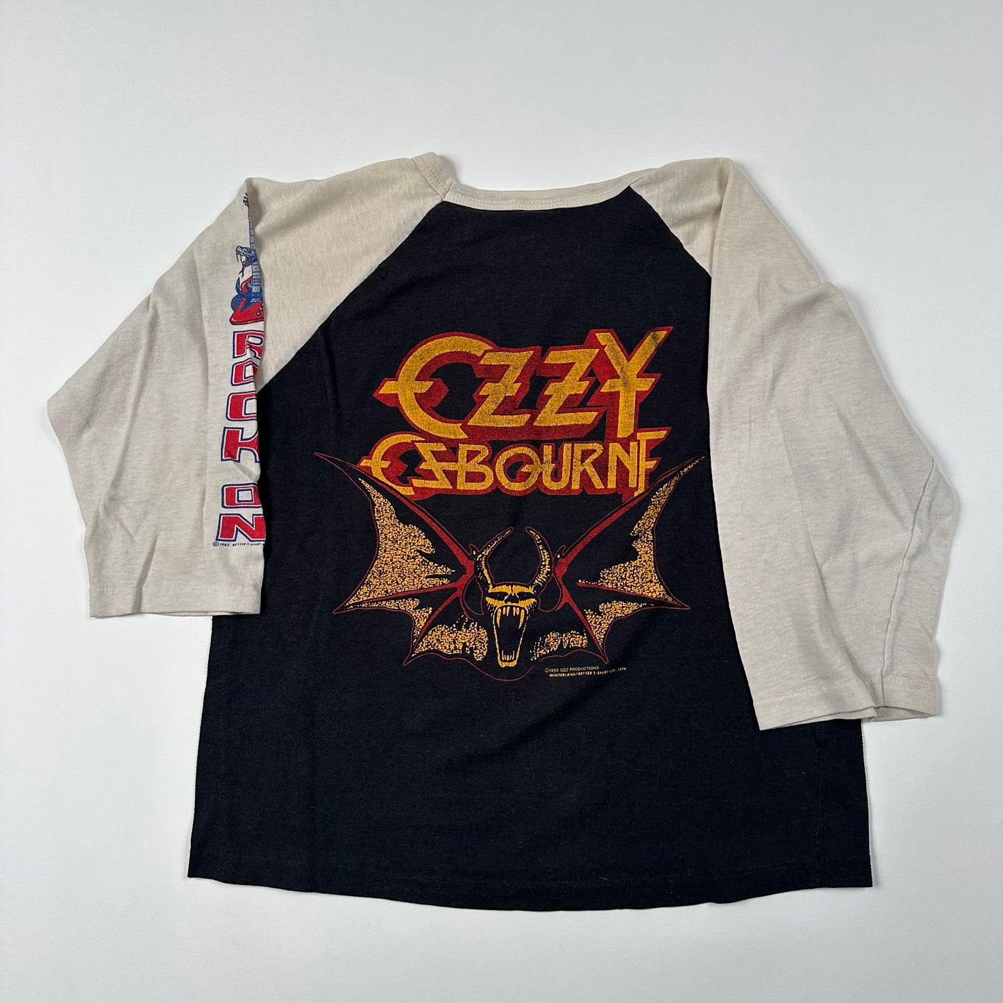 Vintage 1982 Ozzy Osbourne Shirt Medium Speak Of The Devil