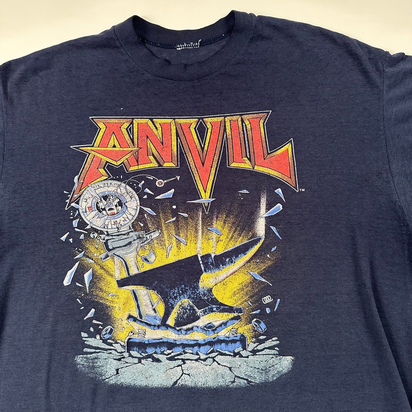 Vintage 1989 Anvil Shirt XL Pound For Pound