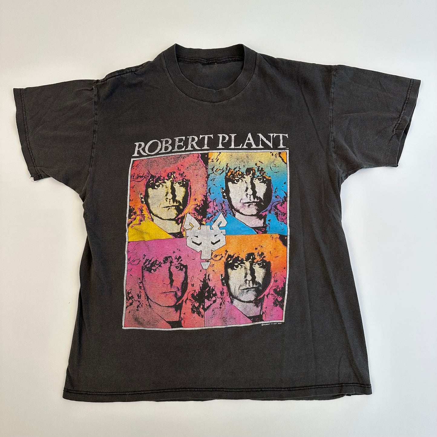 Vintage 1990 Robert Plant Shirt Medium Manic Nirvana