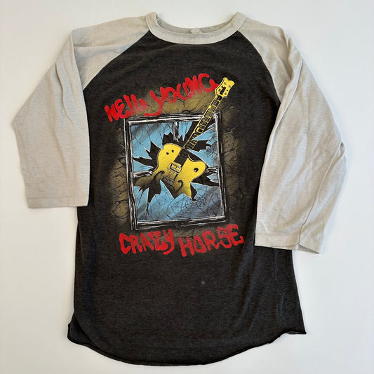 Vintage 1986 Neil Young Crazy Horse Shirt Large Garage