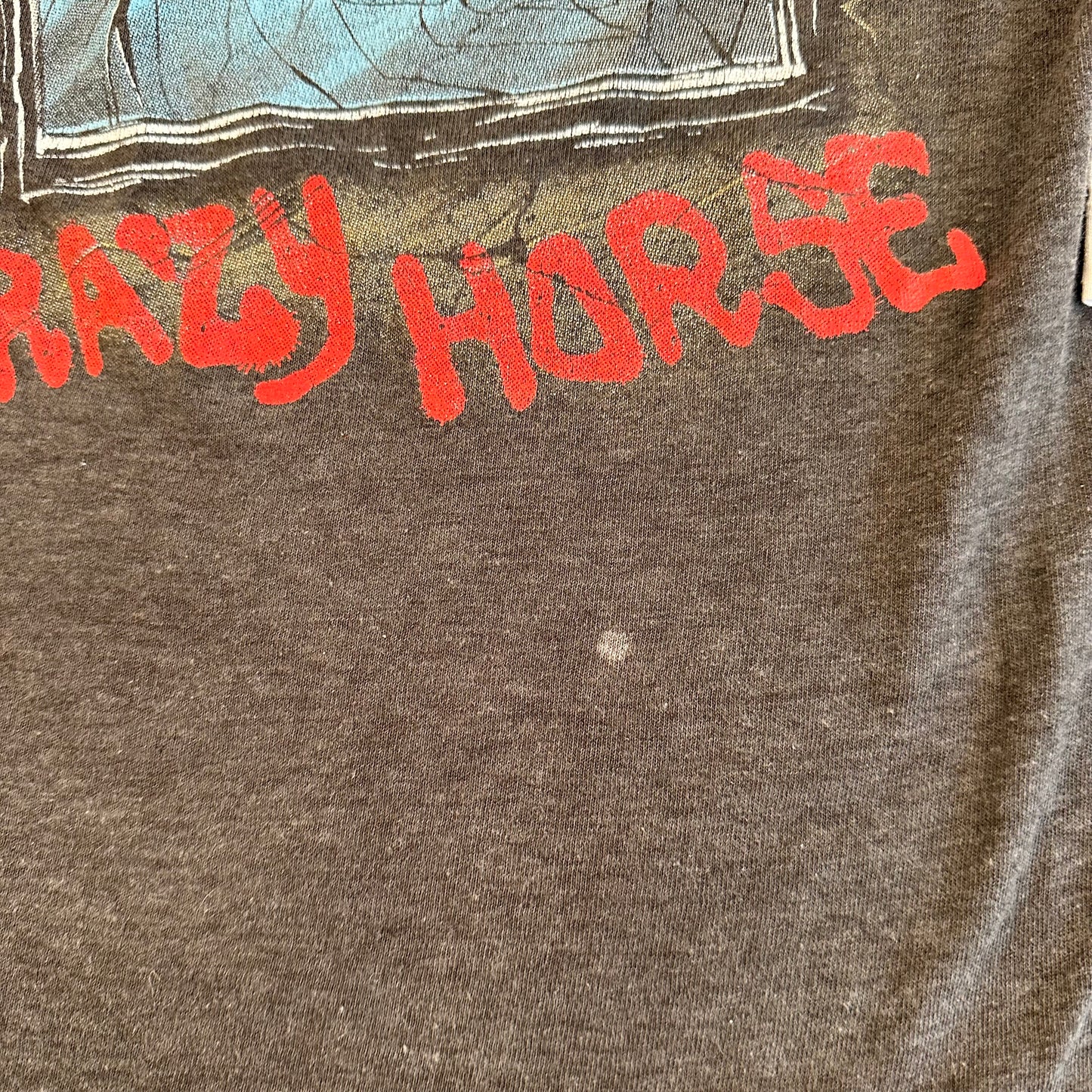 Vintage 1986 Neil Young Crazy Horse Shirt Large Garage