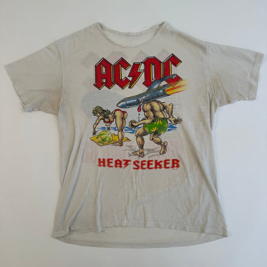 Vintage 1988 AC/DC Shirt Large Heat Seeker