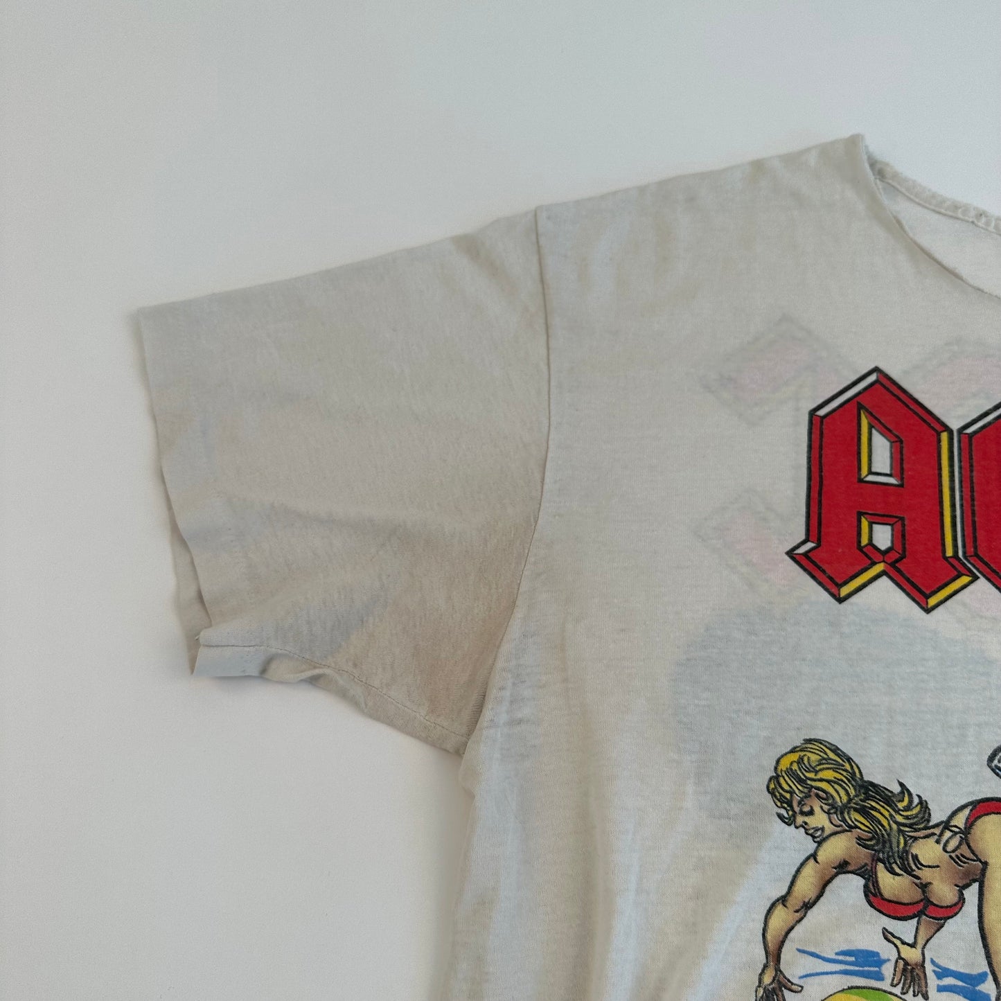 Vintage 1988 AC/DC Shirt Large Heat Seeker