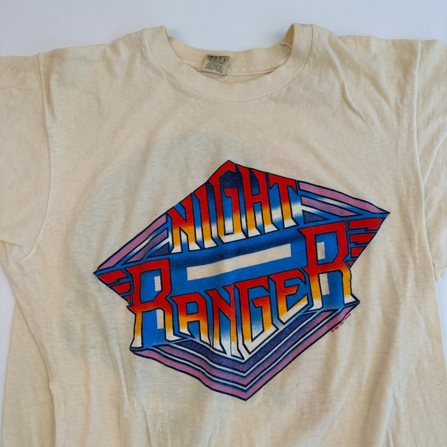 Vintage 1985 Night Ranger Shirt Large 7 Wishes