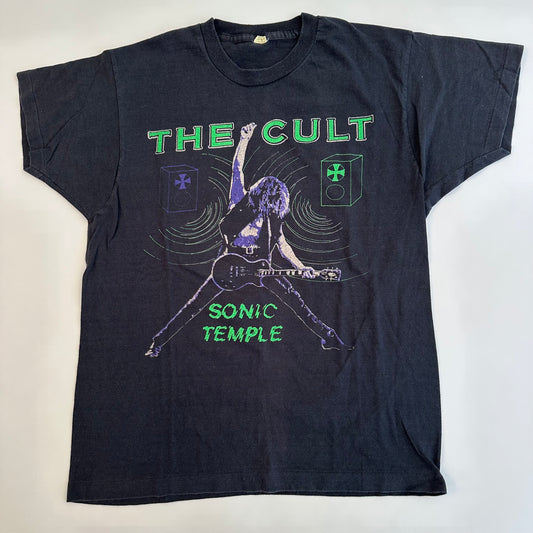 Vintage 1989 The Cult Shirt XL Sonic Temple European Tour