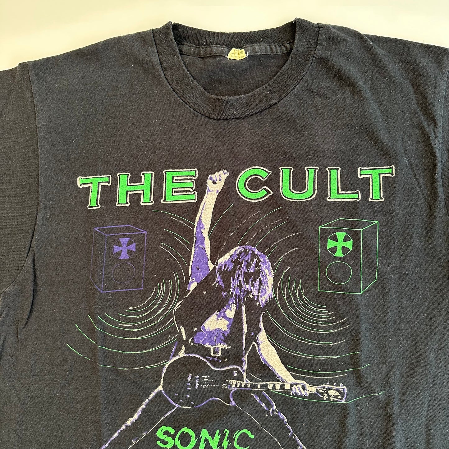 Vintage 1989 The Cult Shirt XL Sonic Temple European Tour