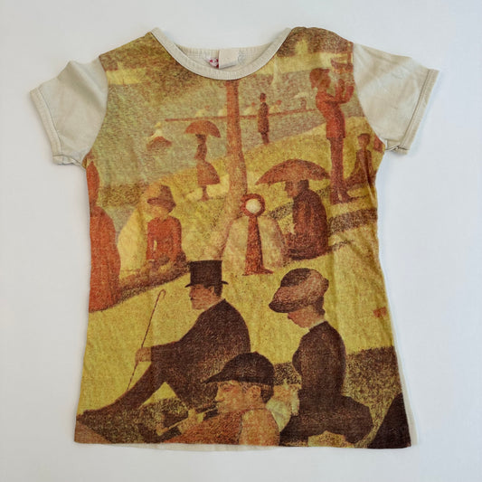 Vintage 70s Child's Sunday In The Park Shirt Small