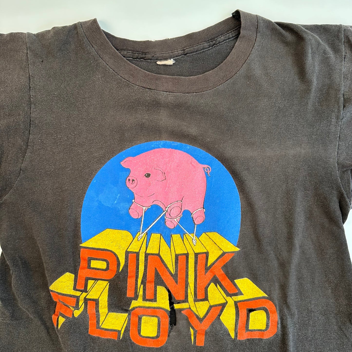 Vintage 70s Pink Floyd Shirt Medium Animals