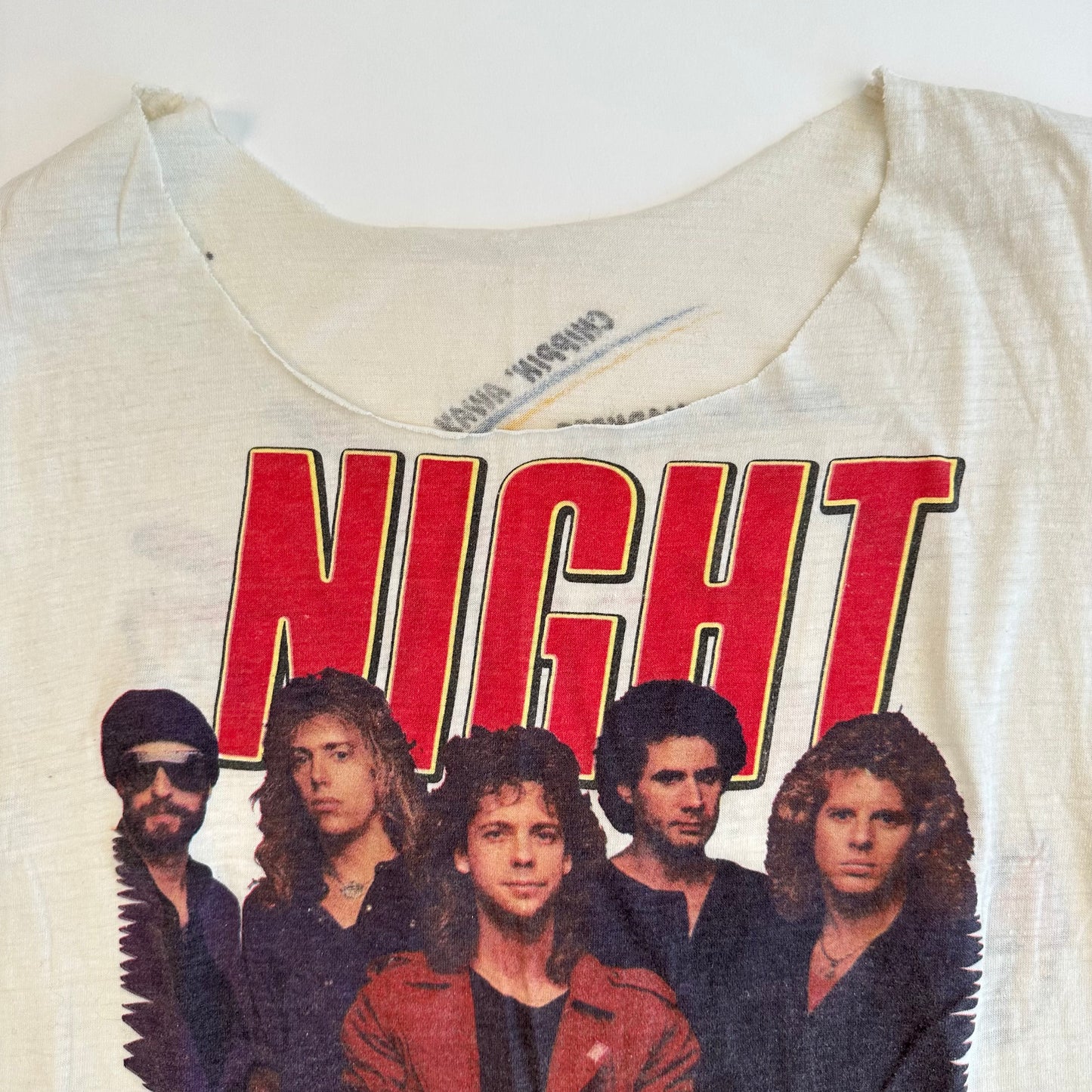 Vintage 1984 Night Ranger Sleeveless Shirt Small Midnight Madness