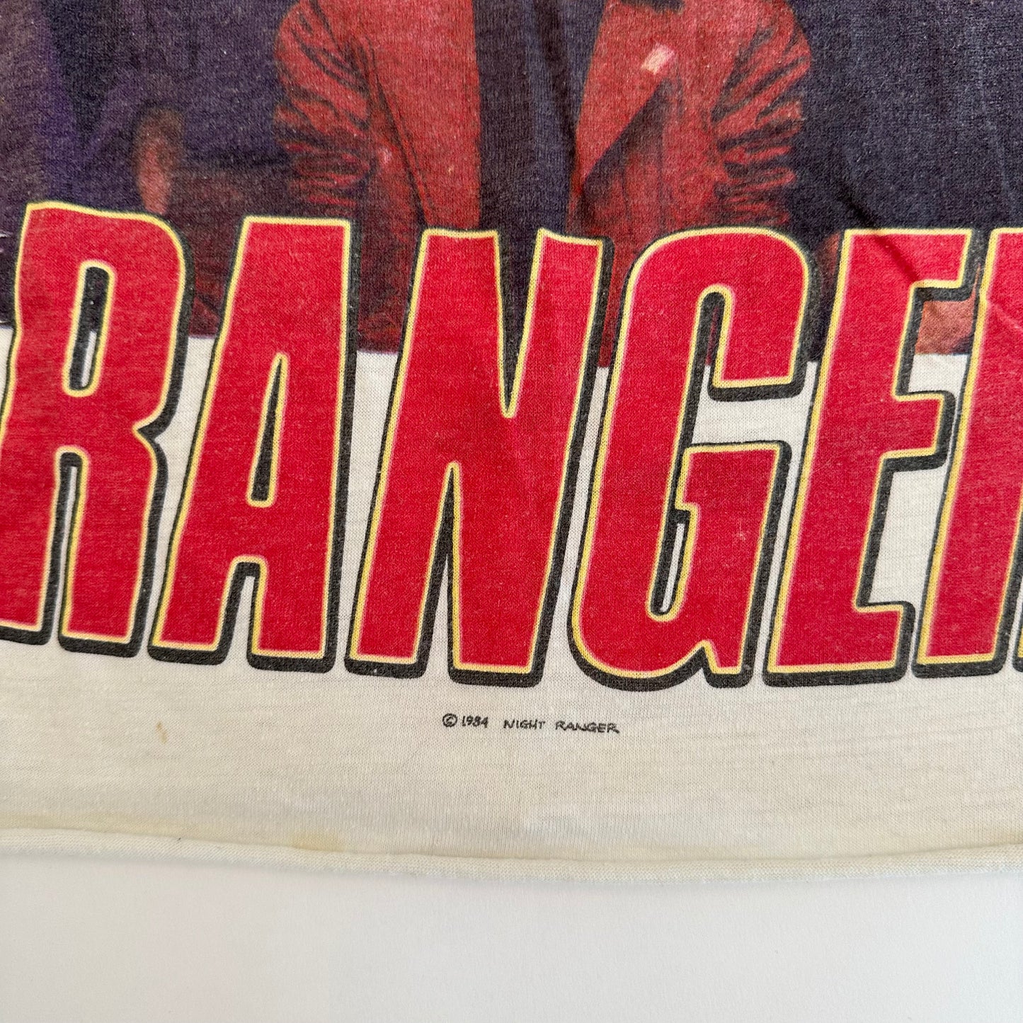 Vintage 1984 Night Ranger Sleeveless Shirt Small Midnight Madness