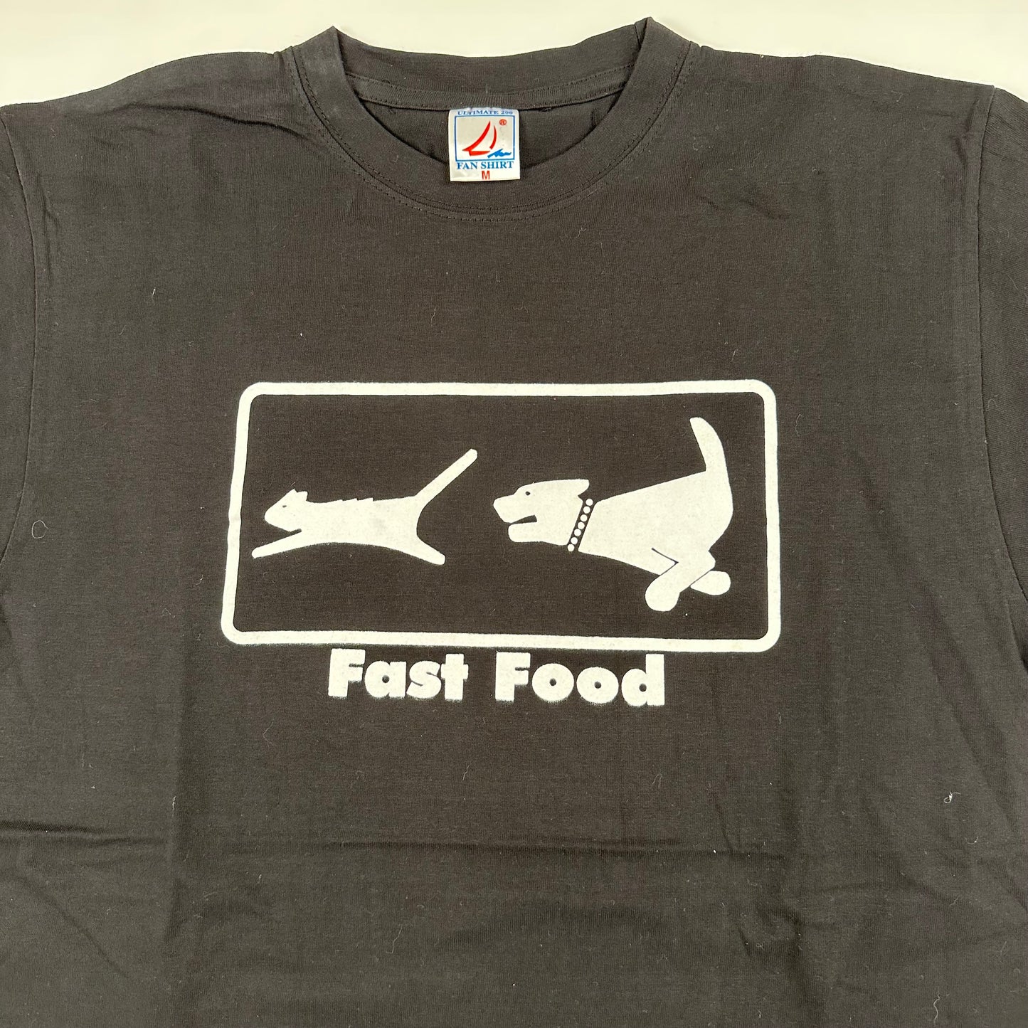 Vintage 90s Fast Food Shirt Medium