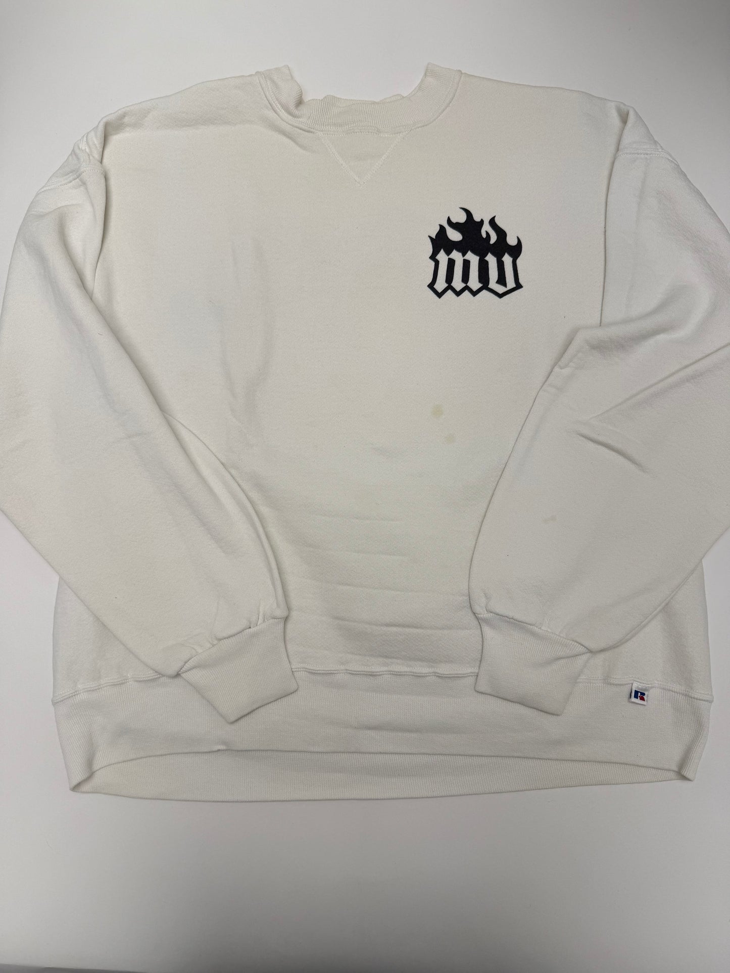 Vintage White Sweatshirt - Large