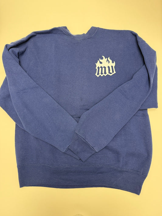 Vintage Blue Sweatshirt - Large