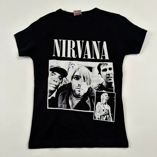 Vintage 90s Nirvana Womens Shirt Small