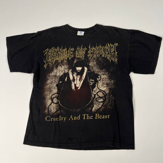 Vintage 1998 Cradle Of Filth Shirt Large Cruelty And The Beast