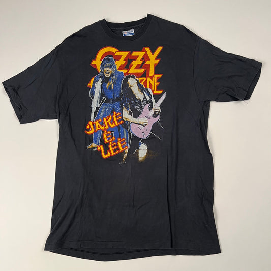 Vintage 1986 Ozzy Osbourne Shirt XL Jake E Lee The Ultimate Tour