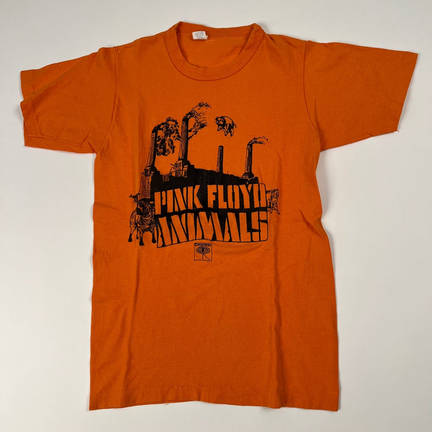 Vintage 70s Pink Floyd Shirt Medium Animals