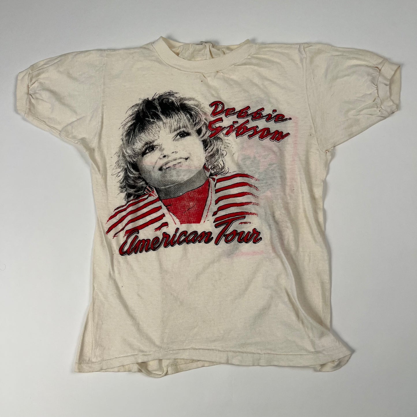 Vintage 80s Debbie Gibson Shirt Large American Tour