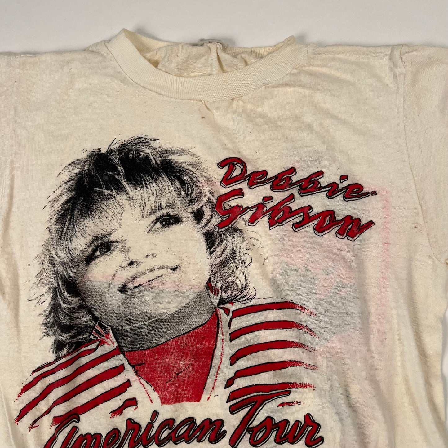 Vintage 80s Debbie Gibson Shirt Large American Tour