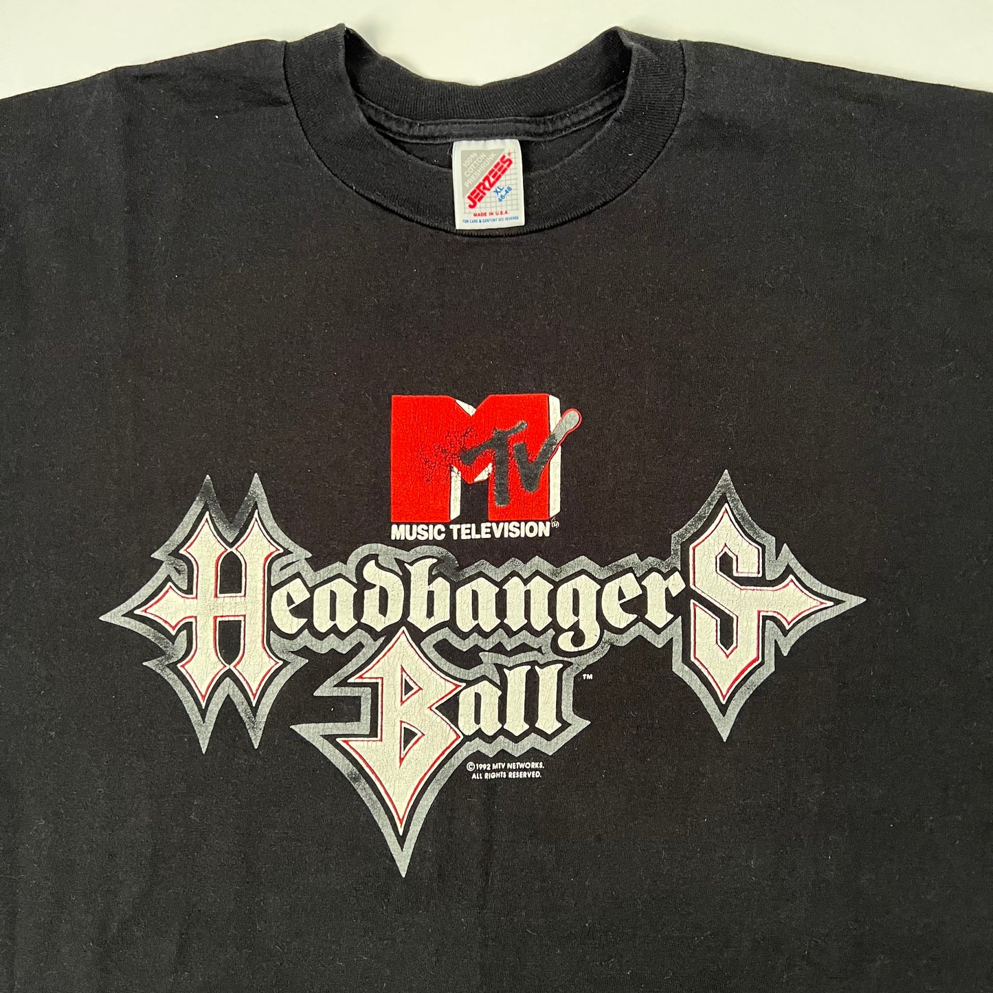 Vintage 1992 Headbangers Ball Shirt XL