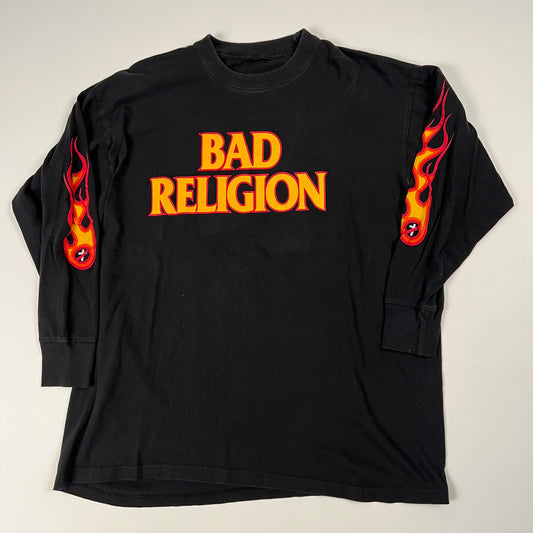 Vintage 90s Bad Religion Long Sleeve Shirt XL The New America