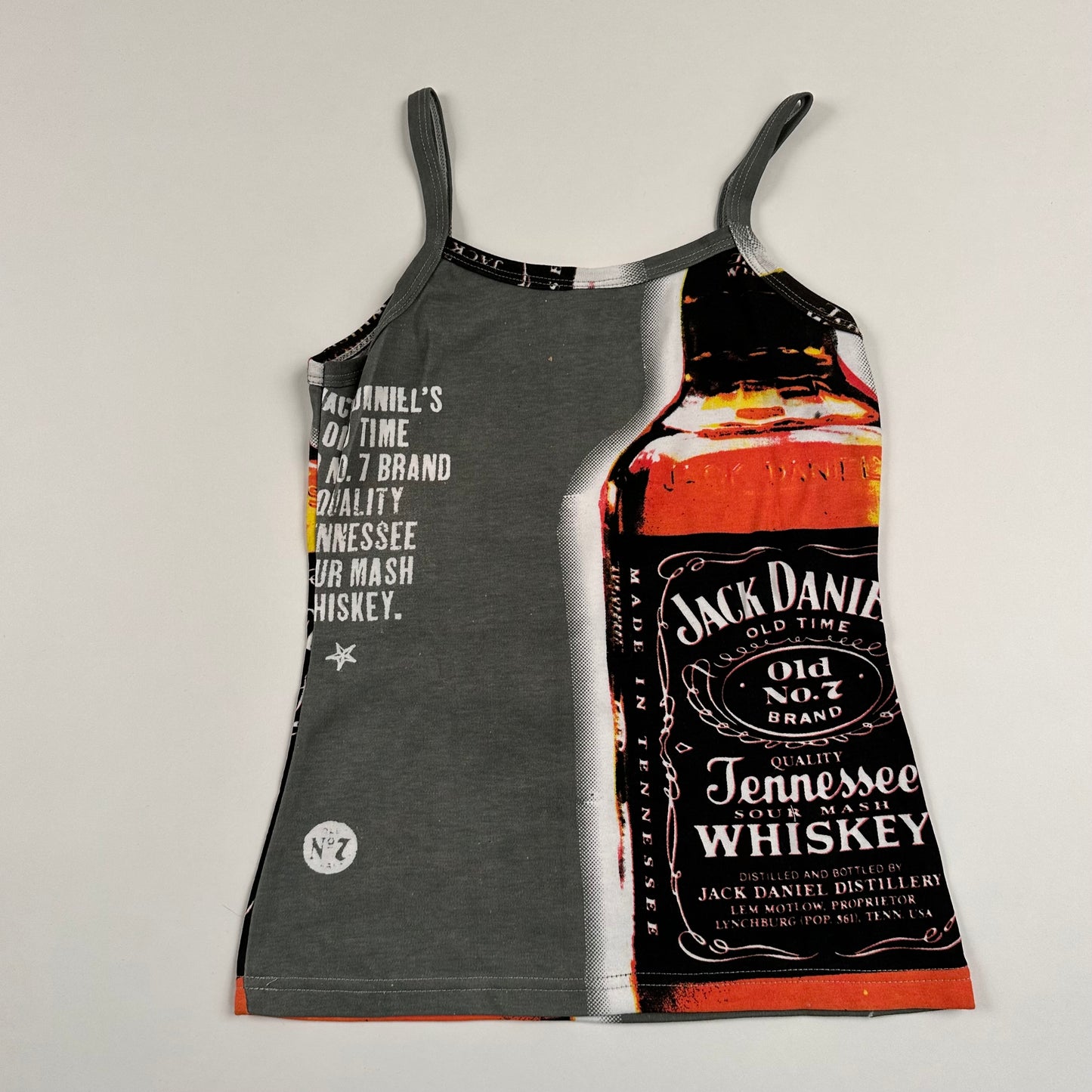 Vintage 2000s Jack Daniels Womens Tank Top Shirt Medium