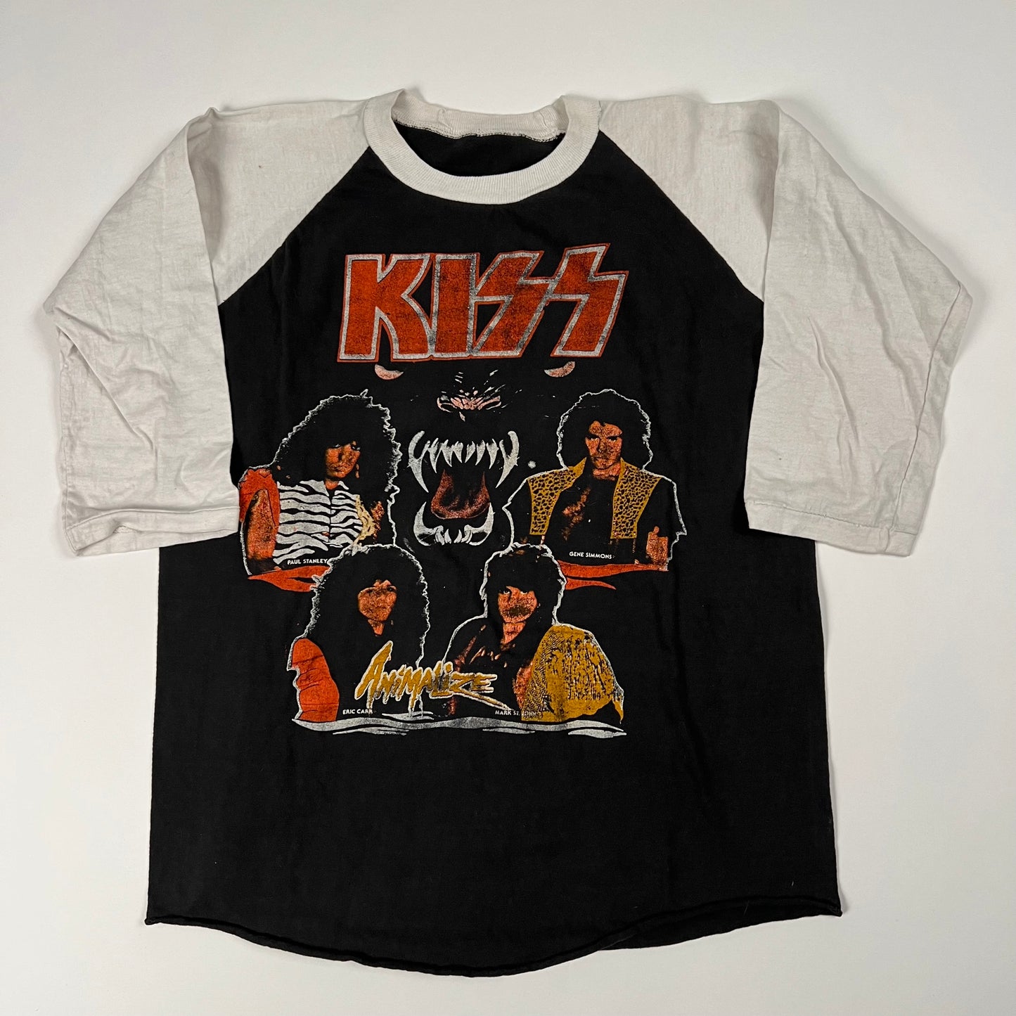 Vintage 1984 Kiss Shirt Medium Animalize