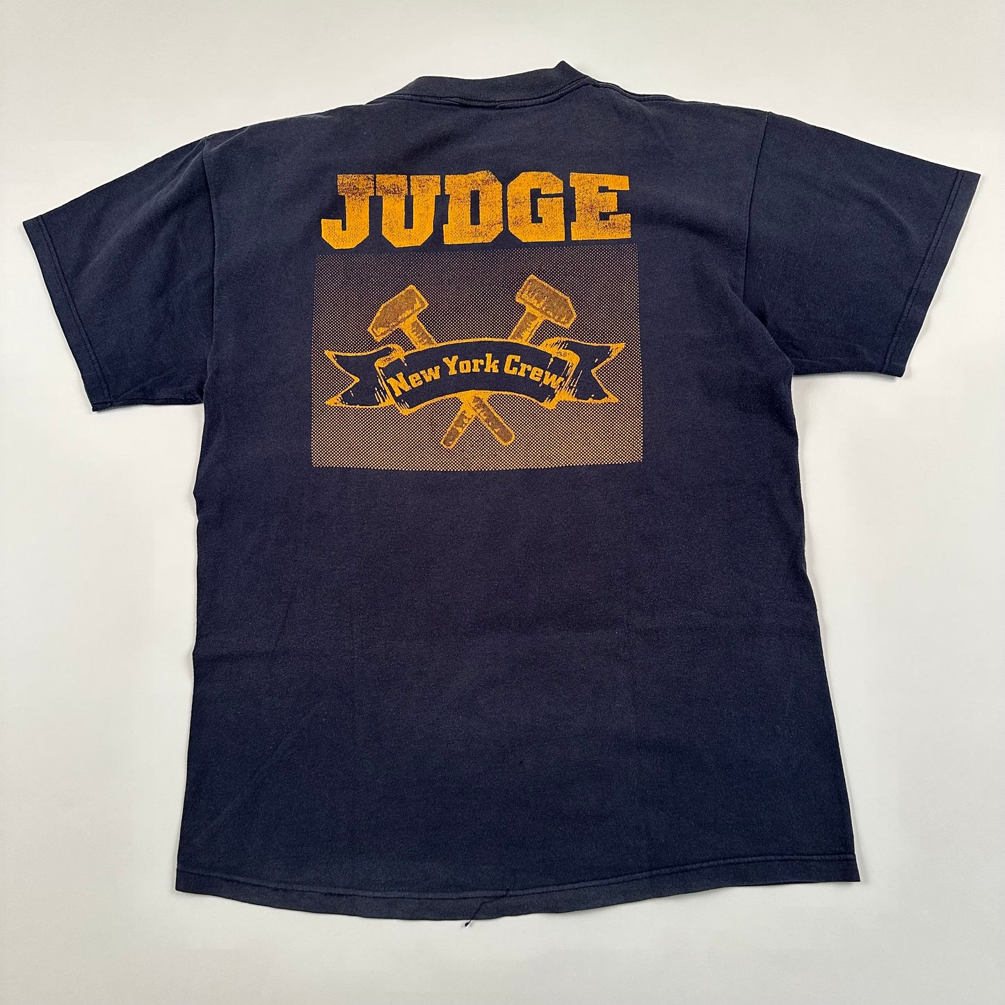 Vintage 90s Judge Shirt Large New York Crew