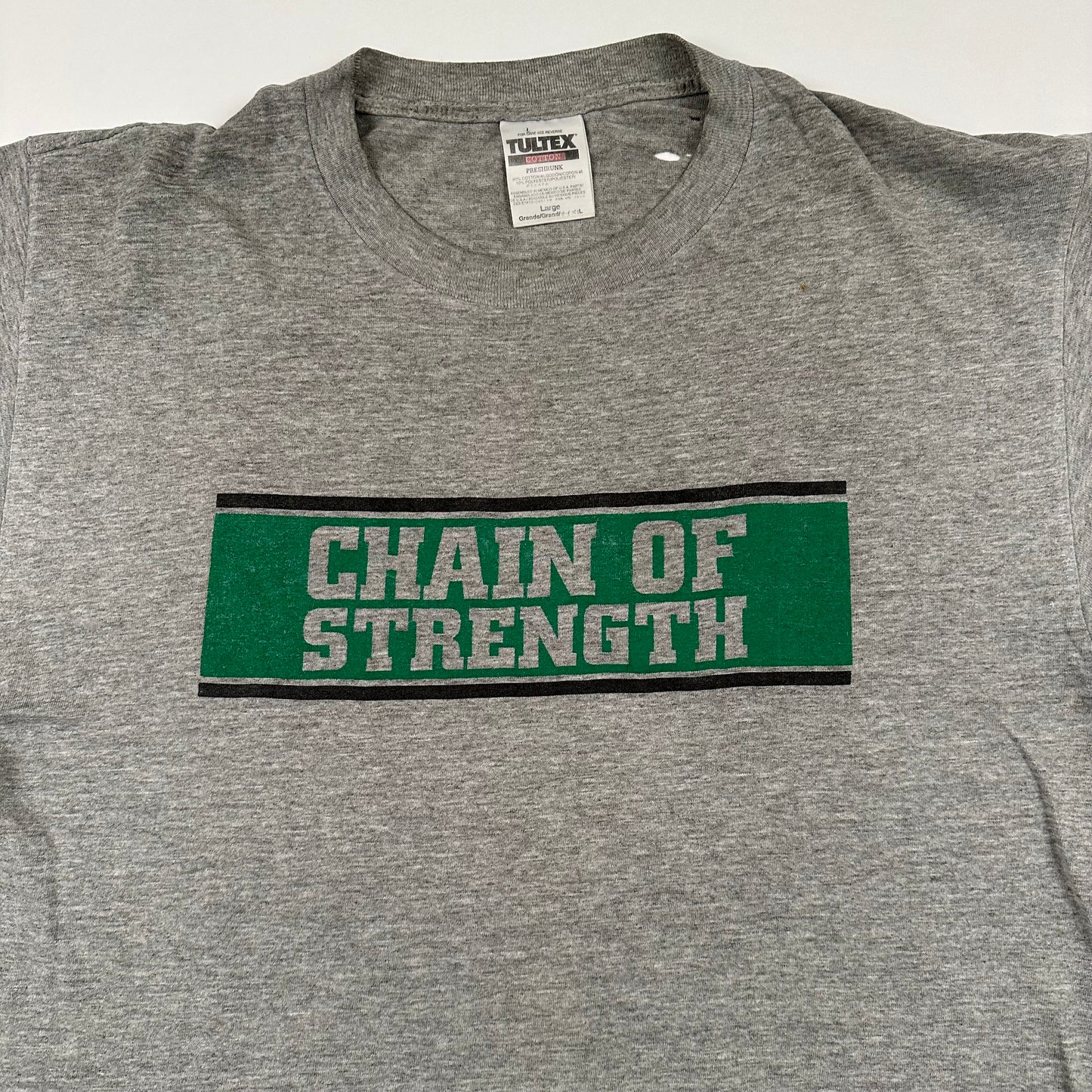 Vintage 90s Chain Of Strength Shirt Large