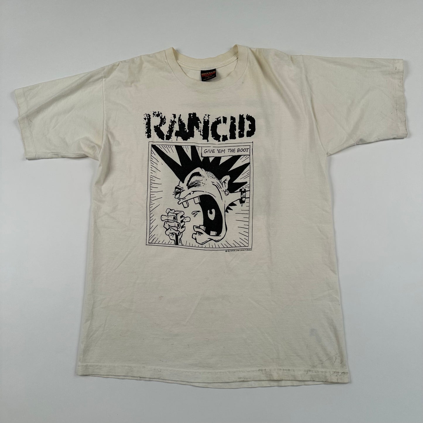 Vintage 1994 Rancid Shirt XL Give Em The Boot