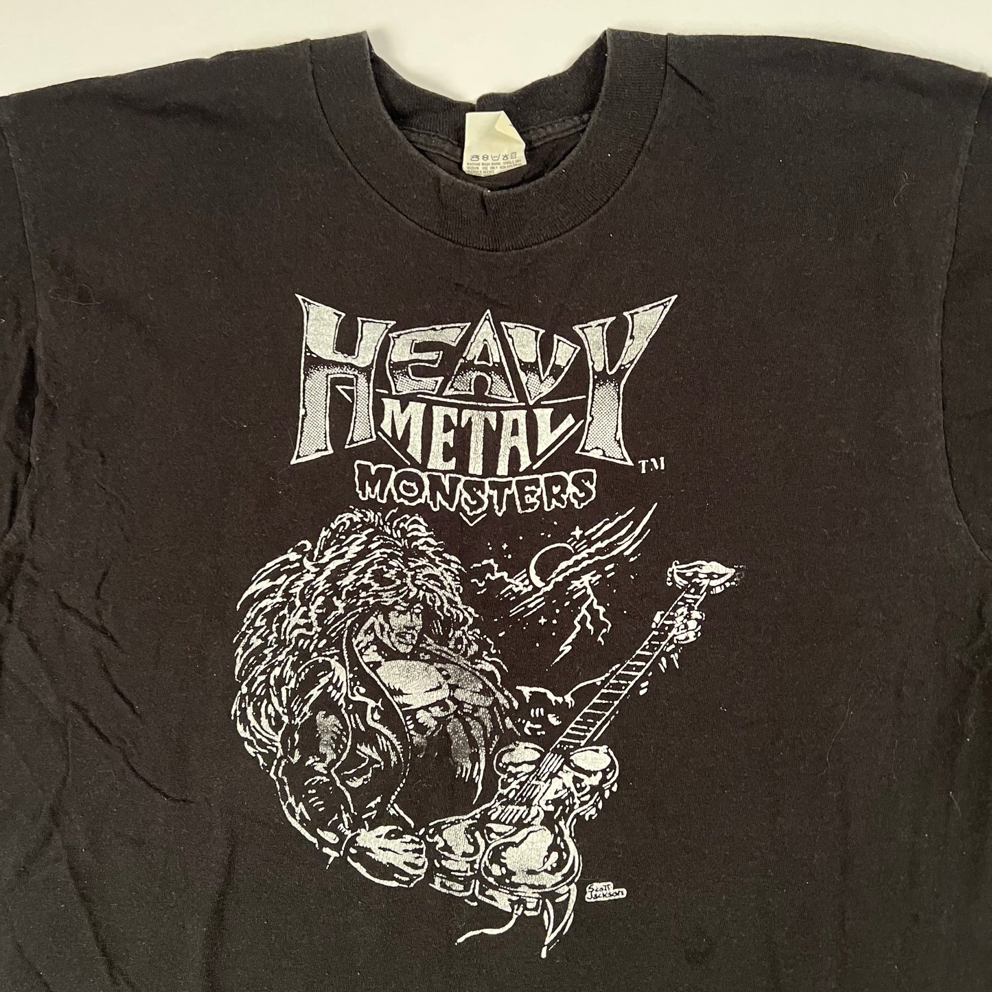 Vintage 90s Heavy Metal Monsters Shirt Large