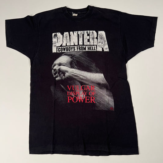 Vintage 1992 Pantera Shirt XL Vulgar Display Of Power Stronger Than All