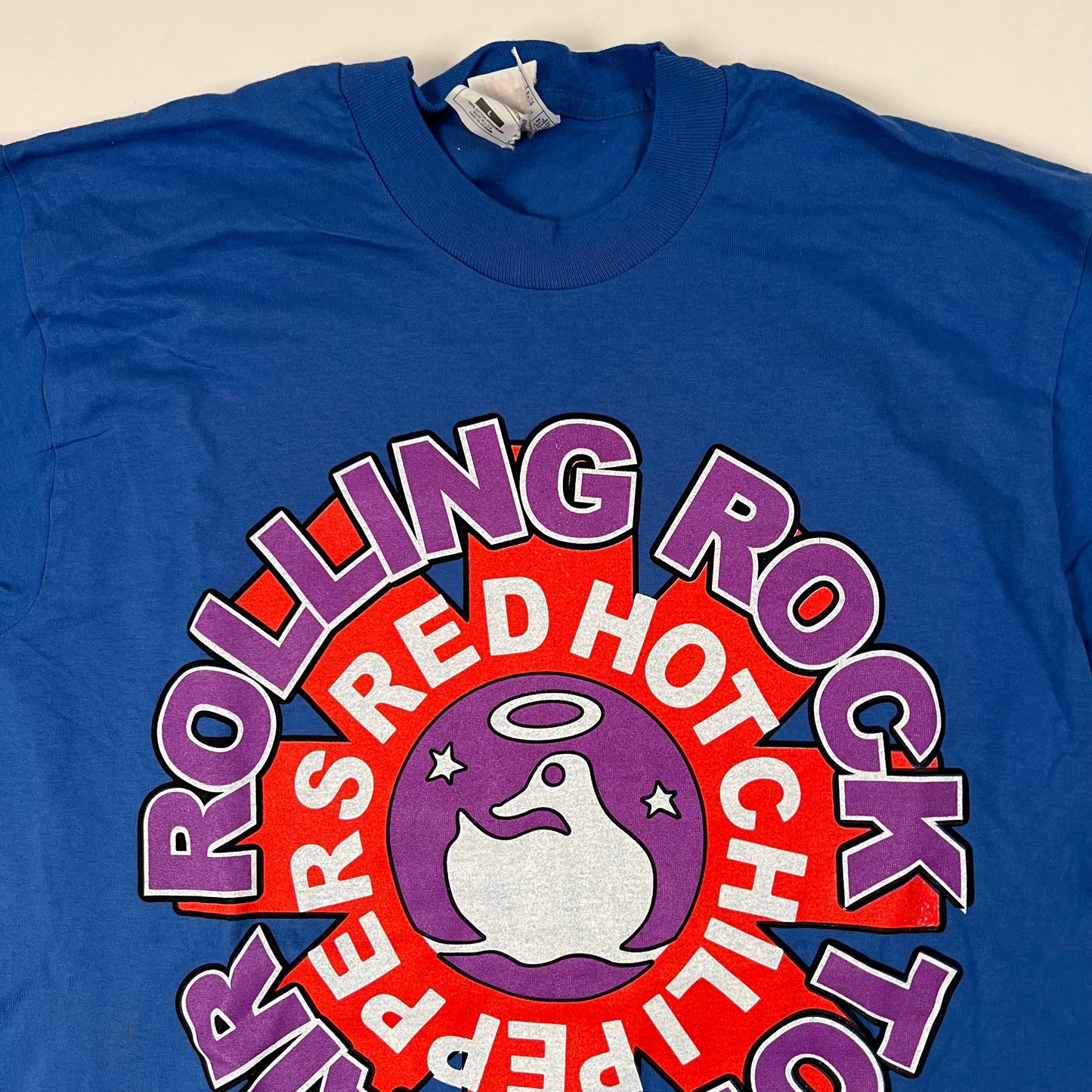 Vintage 2000 Red Hot Chilli Peppers Long Sleeve Shirt Large Rolling Rock