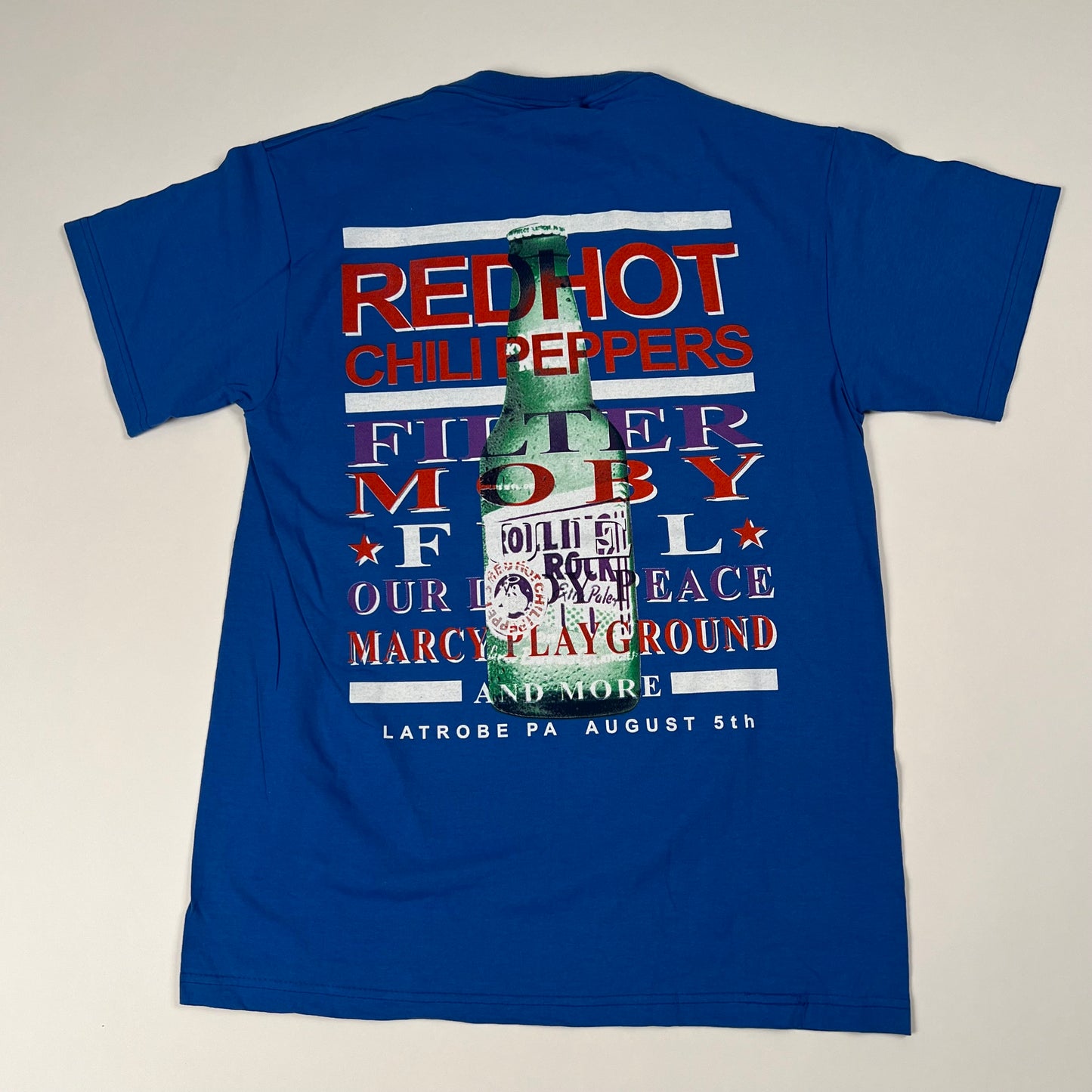 Vintage 2000 Red Hot Chilli Peppers Shirt Medium Rolling Rock