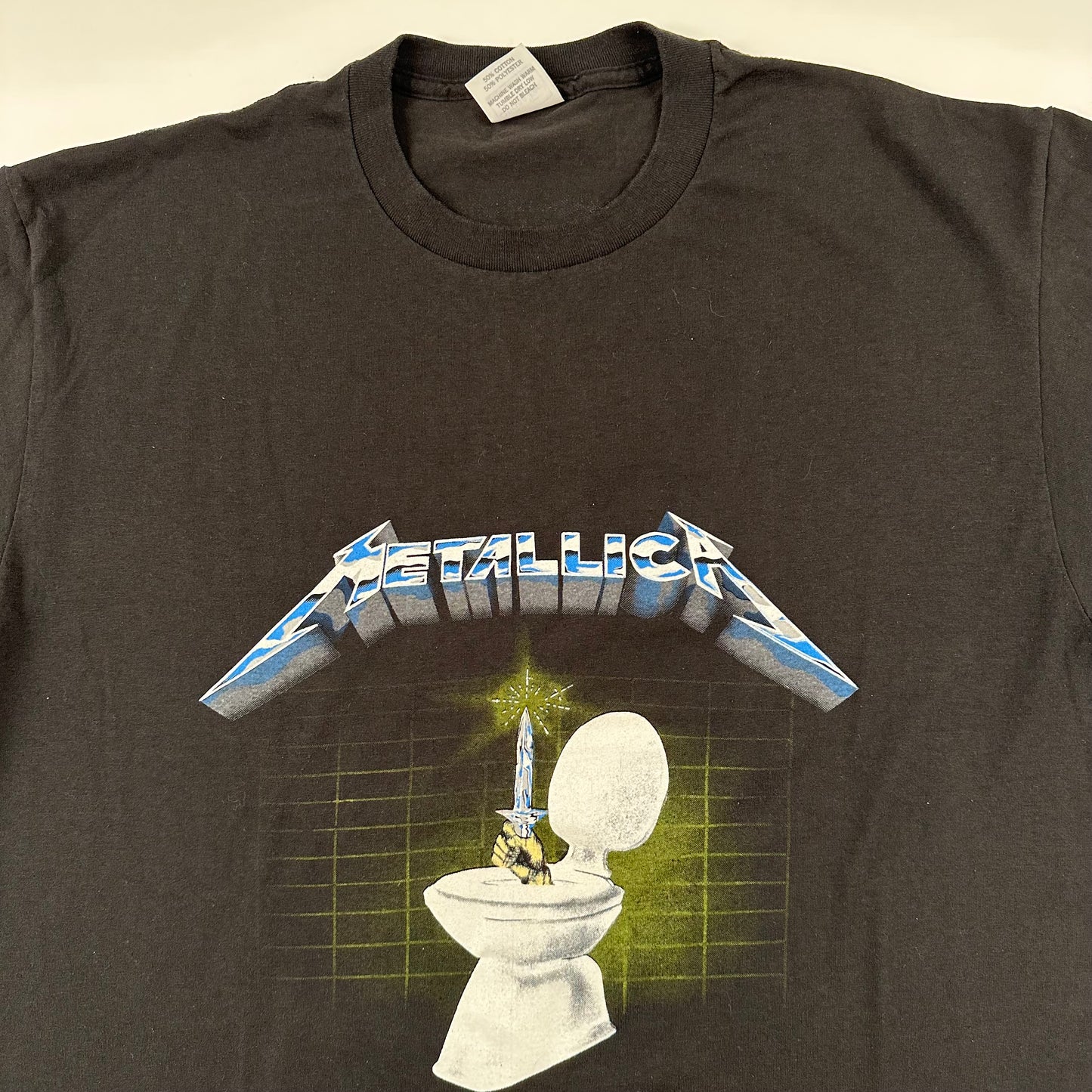 Vintage 1987 Metallica Shirt XL Metal Up You Ass