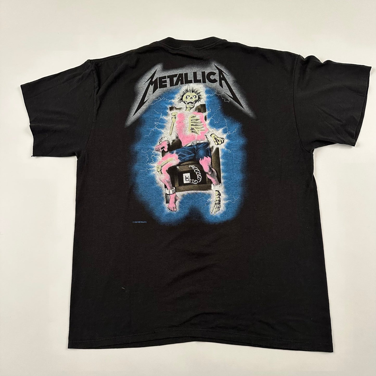 Vintage 1987 Metallica Shirt XL Metal Up You Ass