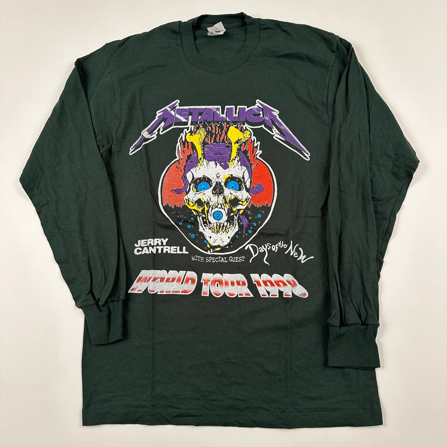 Vintage 1998 Metallica Long Sleeve Shirt Large